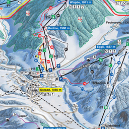 Гштаад карта трасс