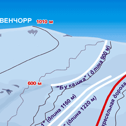 Кировск схема склонов