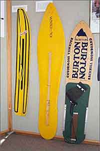 Early snowboards