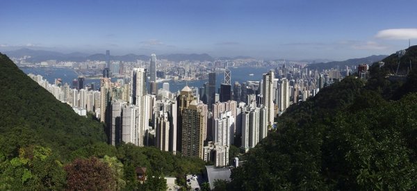 Гонконг. Вид с горы Виктория.